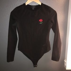 Black Rose Bodysuit